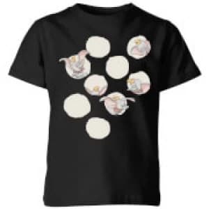 Image of Dumbo Peekaboo Kids T-Shirt - Black - 5-6 Years