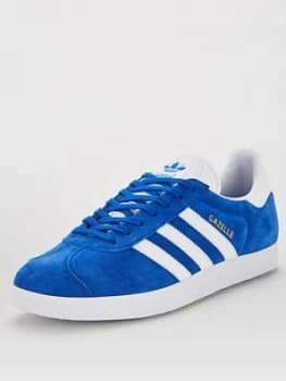 Image of adidas Originals Gazelle - Blue/White, Size 7, Men