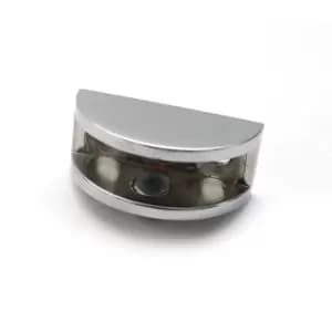 Image of GTV Small Plated Shelf Bracket Glass Shelf Support 5 - 8mm Thickness Shelves - C