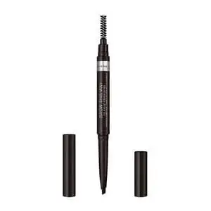 Image of Rimmel 2IN1 Fill & Sculpt Brow Definer Pencil Soft Black