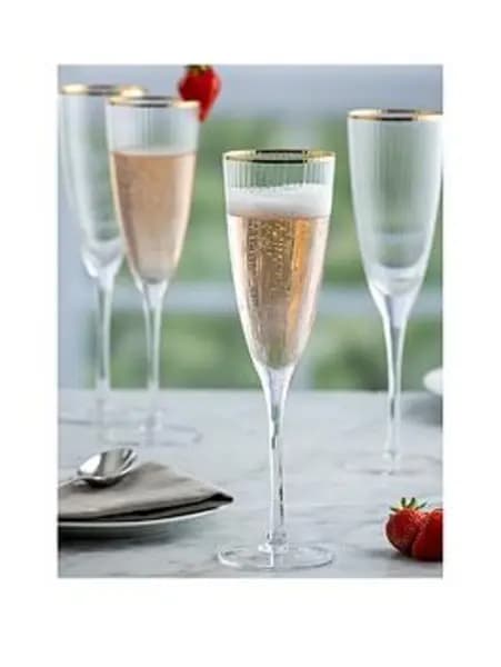 Image of Ravenhead Roma Flute Glass x2 - Size 33cl