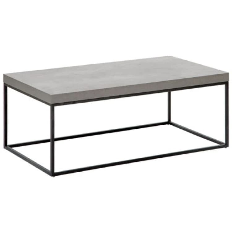 Image of Beliani Coffee Table Delano Grey Concrete Effect