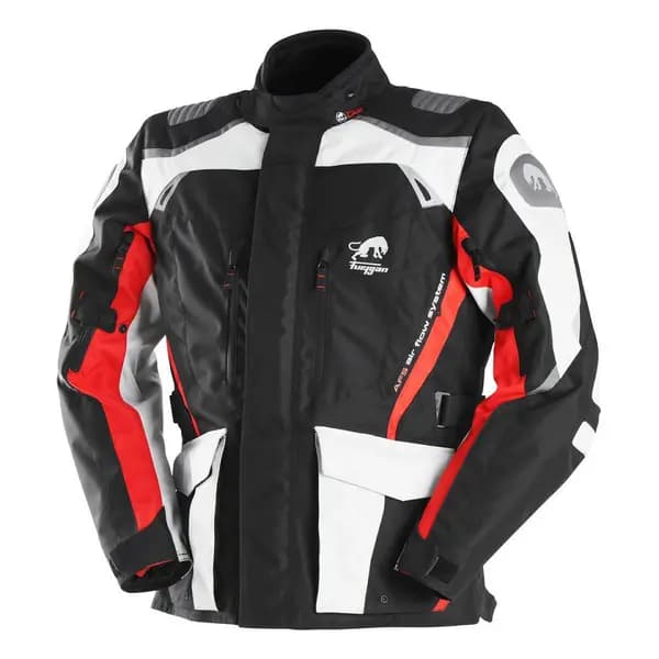 Image of Furygan Apalaches Jacket Black Pearl Red Size XL