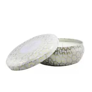Image of Voluspa3 Wick Decorative Tin Candle - Suede Blanc 340g/12oz