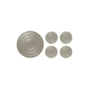 Image of Biba Biba Halo Placemats Set of 2 - Silver