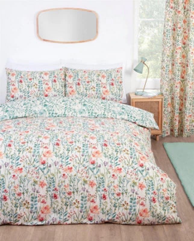Image of Sundour Amaryllis Floral Duvet Set - Multi Multi Single