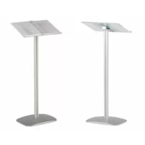 Image of Metroplan BusyGrip Acrylic Menu or Information Display Stand, white