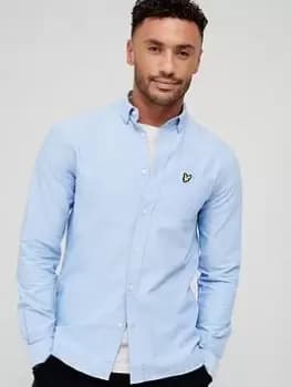 Image of Lyle & Scott Oxford Shirt - Blue Size M Men