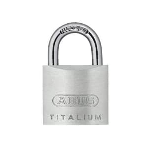Image of ABUS Mechanical 54TI/40mm TITALIUM Padlock 63mm Long Shackle Carded