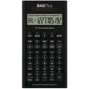 Image of Texas BAII PLUS Professional Financial Calculator