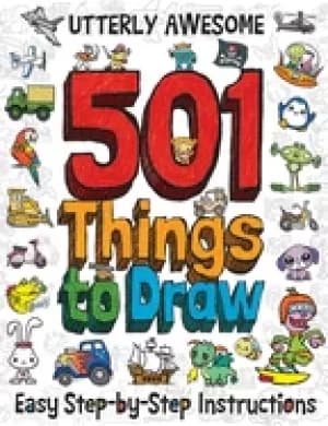 Image of utterly awesome 501 things to draw
