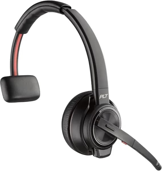 Image of POLY Savi 8210 Headset Wireless Head-band Office/Call center Bluetooth Black