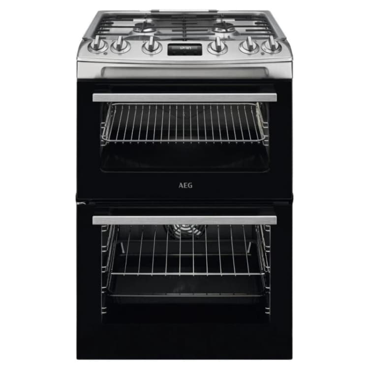 Image of AEG CKX6540ACM 60cm Freestanding Dual Fuel Cooker - STAINLESS STEEL CKX6540ACM
