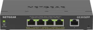 Image of Netgear 5-Port Gigabit Ethernet High-Power PoE+ Plus Switch...
