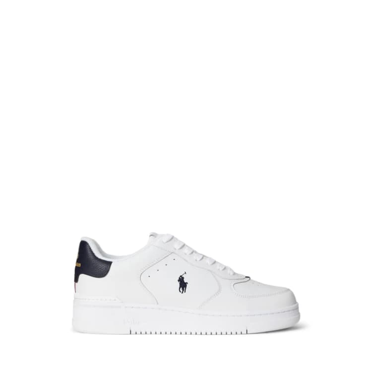 Image of Polo Ralph Lauren Polo Master Crt Rib Sn62 White/Navy/Red male 6 (40)