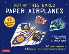 Image of out of this world paper airplanes kit 48 paper airplanes in 12 designs from