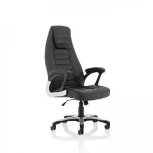 Image of Metropolis High Back Black Leather Look Chair EX000230