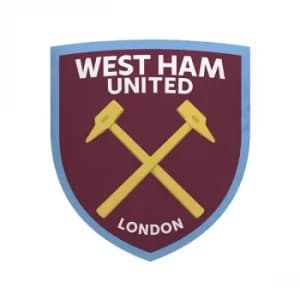 Image of West Ham United Crest Shaped Cushion