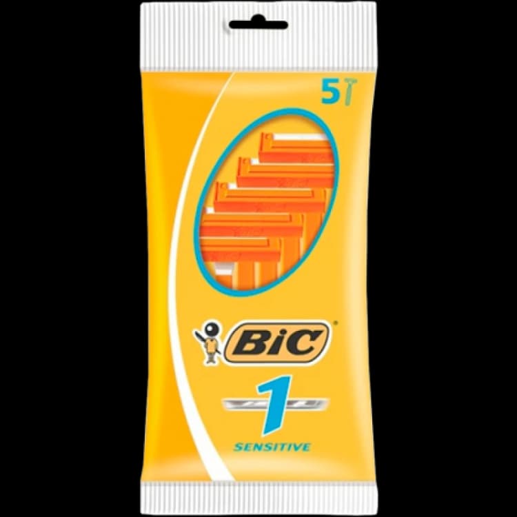 Image of Bic 1 Sensitive 5 Pack