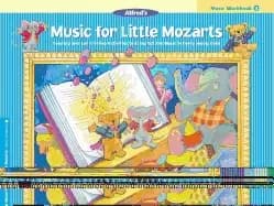 Image of music for little mozarts music workbook bk 3 coloring and ear training acti