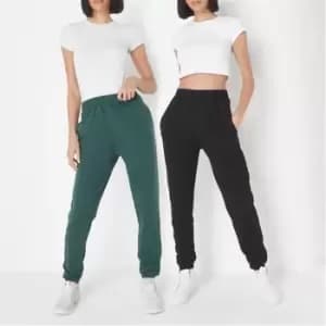 Image of Missguided Basic Jogger 2 Pack - Multi