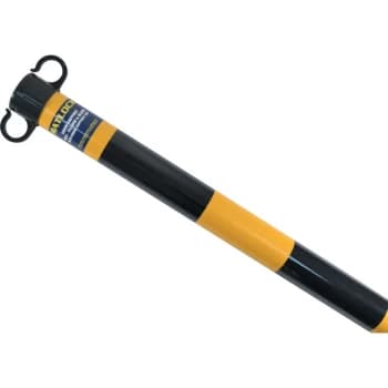 Image of Yellow & Black Chain Support Post