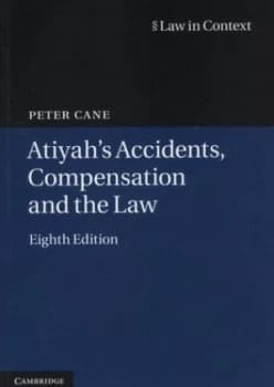 Image of Atiyahs Accidents Compensation and the Law by Peter Cane Book