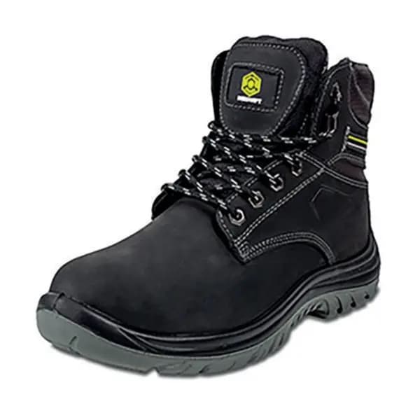 Image of Beeswift Beeswift Dual Density PU Steel Toe Cap Ankle Boots 1 Pair Black 06.5 CF56BL06.5