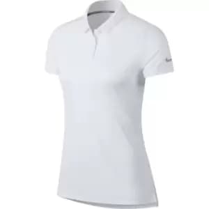Image of Nike Womens/Ladies Dry Fit Polo Shirt (L) (White)