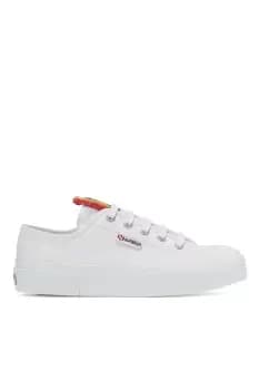 Image of 2630 Stripe Rainbow Canvas Trainers