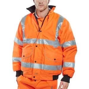 Image of BSeen S Bomber Jacket Orange