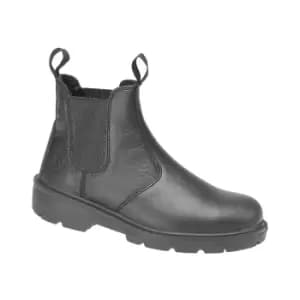 Image of Amblers Steel FS116 Pull-On Dealer Boot / Unisex Boots (3 UK) (Black)