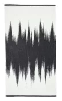 Image of Harlequin Motion Bath Towel, Charcoal