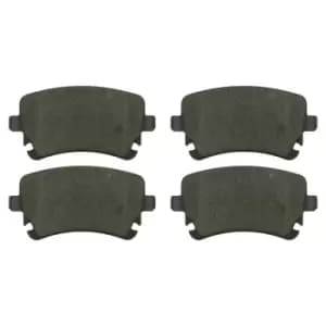 Image of Brake Pad Set ADV184228 by Blue Print rear axle