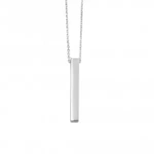 Image of Sterling Silver Personalised Bar Necklace N4381