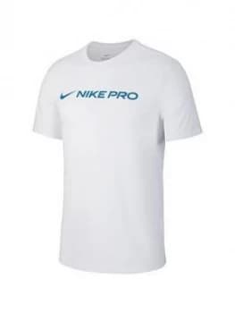 Image of Nike Pro Linear T-Shirt - White