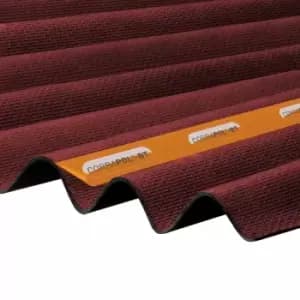 Image of Corrapol-BT Red Corrugated Bitumen Sheet 930 X 2000mm