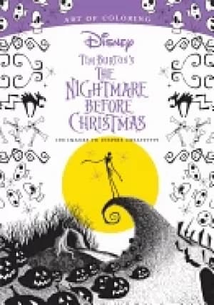 Image of art of coloring tim burtons the nightmare before christmas 100 images to in