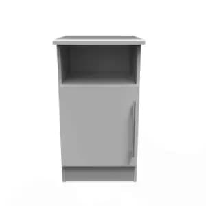 Image of Welcome Furniture Edina Open Drawer Locker - Grey Matt