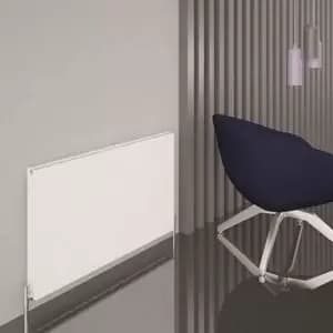 Image of Carisa Monza Horizontal Designer Radiator, White (W)1040mm (H)600mm