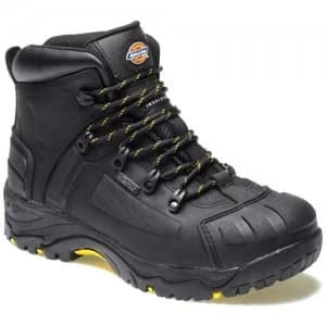 Image of Dickies Mens Medway Safety Hiker Boots Black Size 8