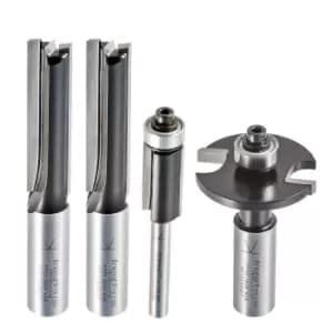 Image of Trend 4 Piece Kitchen Fitters Router Cutter Set