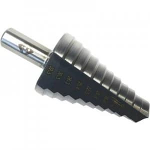 Image of C.K. T3012 HSS Step drill bit 12.5 - 32.5mm Total length 80 mm Triangular shank
