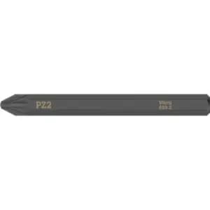 Image of Wera 855 S Pozi Screwdriver Bit for Hand Impact Drivers PZ2 70mm Pack of 1