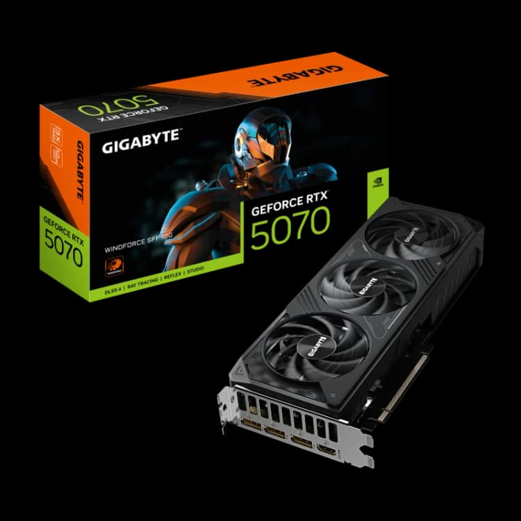 Image of Gigabyte GeForce RTX 5070 WINDFORCE SFF 12G 12GB GDDR7 Graphics Card - GV-N5070WF3-12GD