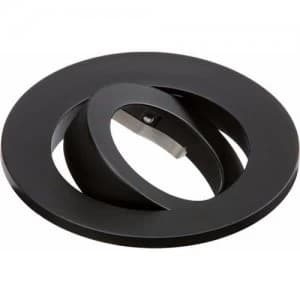Image of KnightsBridge Evolve Fire Rated Twist and Lock Downlight Tilt Trim Bezel - Black