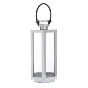 Image of Interiors by PH Small Silver Finish Lantern