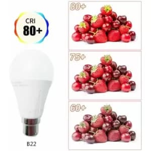 Image of 12W LED A60 Ball Bulb Warm White 3000K B22 (Pack of 10)