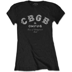 Image of CBGB - Classic Logo Womens Large T-Shirt - Black