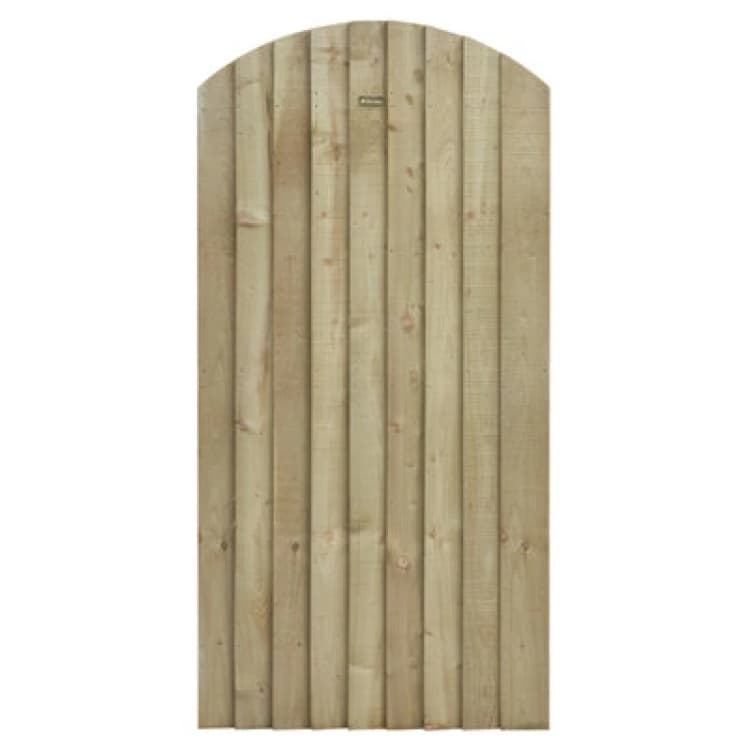 Image of Rowlinson Featheredge Arch Top Wooden Gate FE63GARPT